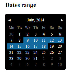 PickMeUp - jQuery datepicker plugin