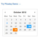 Pikaday datepicker