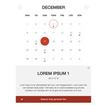 jQuery Simple Event Calendar