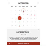 jQuery Simple Event Calendar