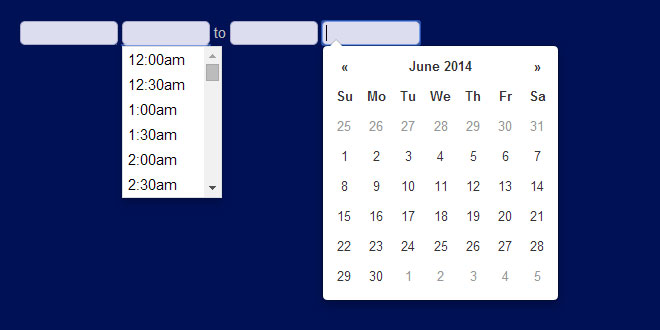 Datepair.js - Intelligently selecting date and time ranges