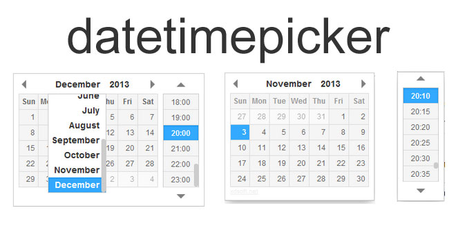 Datetimepicker - Date and Time Picker