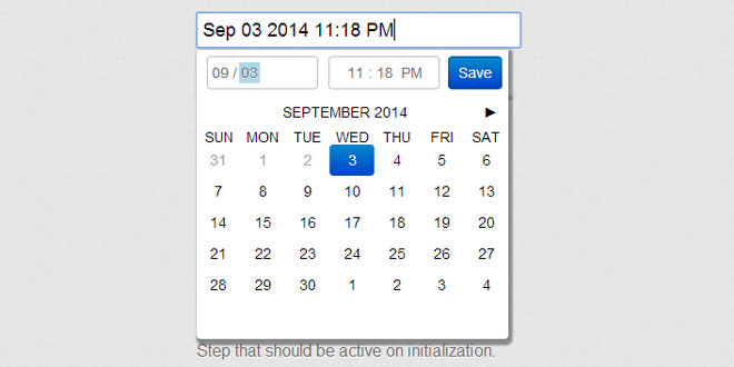 jQuery Filthypillow -  Calendar and date-time picker