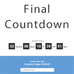 Final Countdown - A simple and html agnostic date countdown