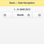 JQuery Mobile Date Navigation