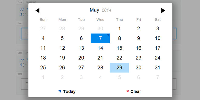 Pickadate.js - Date & time input picker Pickadate.js - Date & time input picker