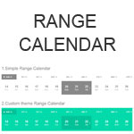 jQuery Range Calendar plugin