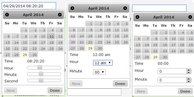 Timepicker addon adds a timepicker to jQuery UI Datepicker Timepicker addon adds a timepicker to jQuery UI Datepicker