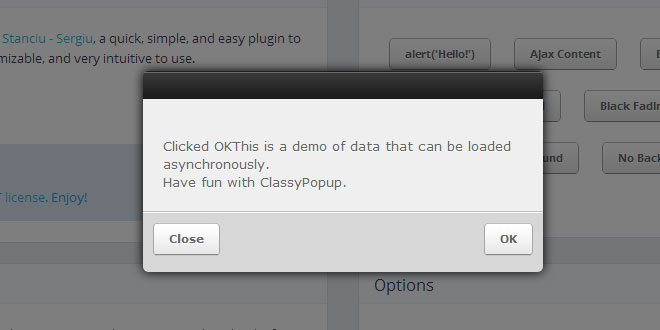 ClassyPopup