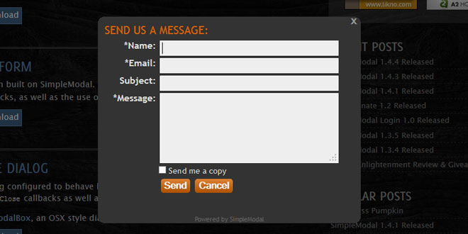 SimpleModal