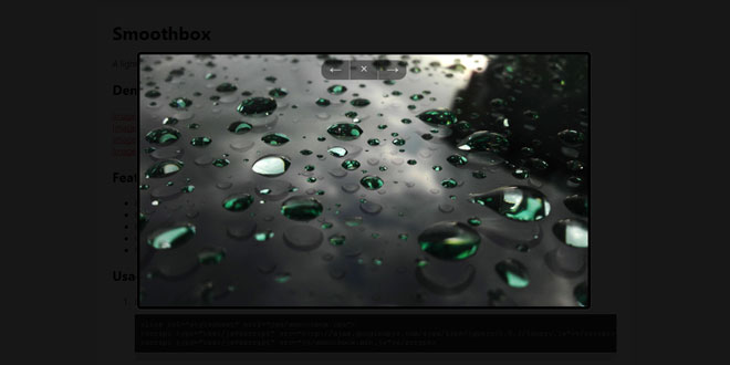 Smoothbox : A responsive jQuery lightbox