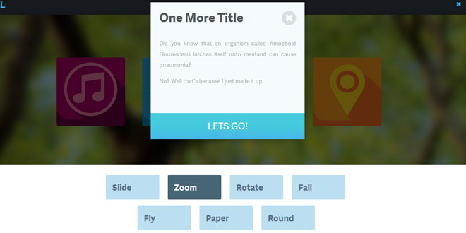 Block Slide - Animated Modal Window Image Gallery