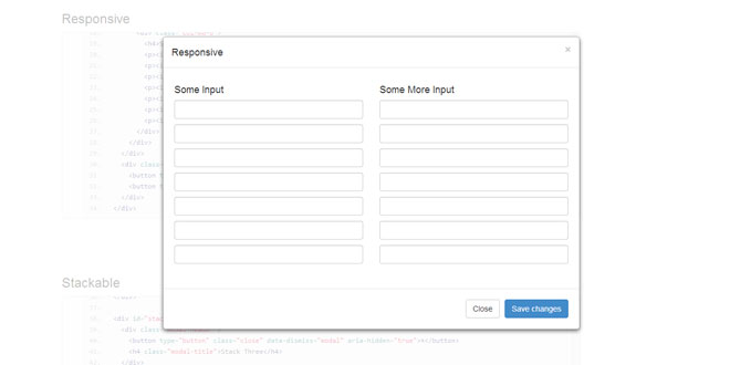 jQuery Responsive Bootstrap Modal