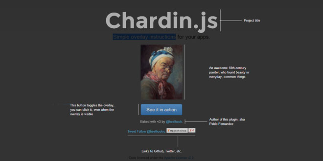 Chardin.js - Simple overlay instructions