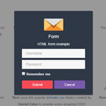 flavr – Flat jQuery Popup Dialog