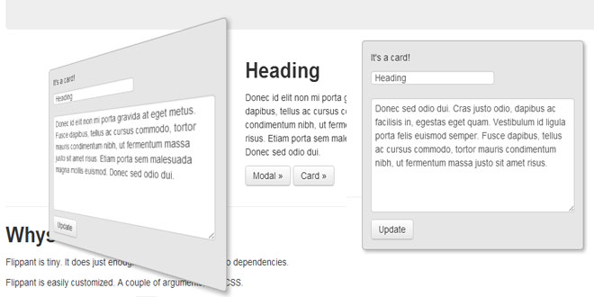 Flippant.js : flipping things over