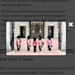Magneticmediajs - Display Media Content In A Stylish Overlay Fashion