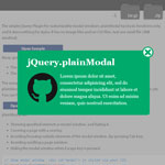 plainModal - Simple for customizable modal windows