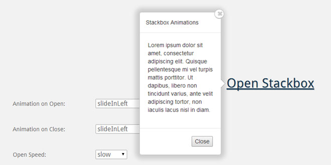 Stackbox - Stackable modal boxes Stackbox - Stackable modal boxes