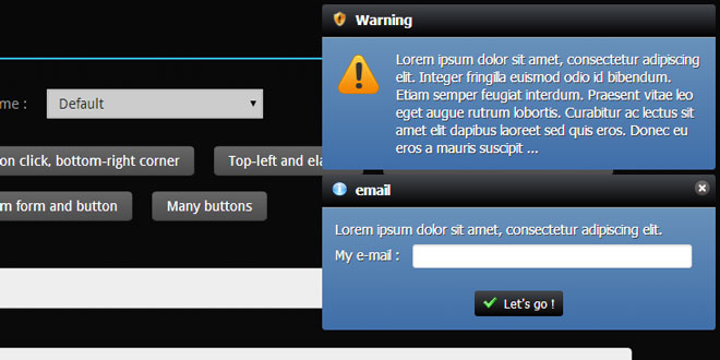 jQuery Super Notice Plugin