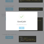 SweetAlert - An awesome replacement for JavaScript's alert.
