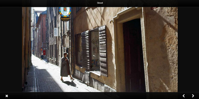 Swipebox - A touchable jQuery lightbox