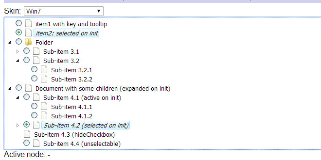 Fancytree - dynamic tree view