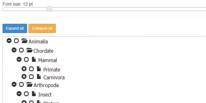 Fancytree - dynamic tree view