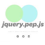 jQuery.pep.js - Kinetic drag for mobile & desktop