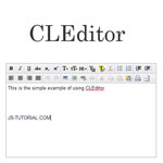 CLEditor - WYSIWYG HTML editor