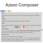 Azexo Composer WYSIWYG