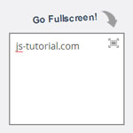 jQuery Fullscreen Editor