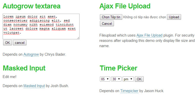 Jeditable - Edit In Place Plugin