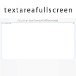 jQuery textarea full screen plugin