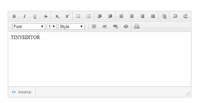 TinyEditor