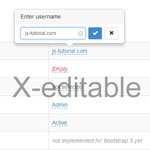 X-editable - Create editable elements on your page