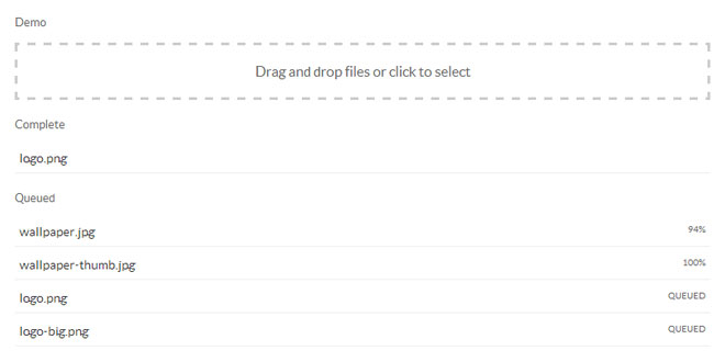 Dropper - Simple drag and drop uploads