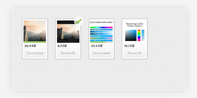 DropzoneJS - Drag&drop file uploads with image previews