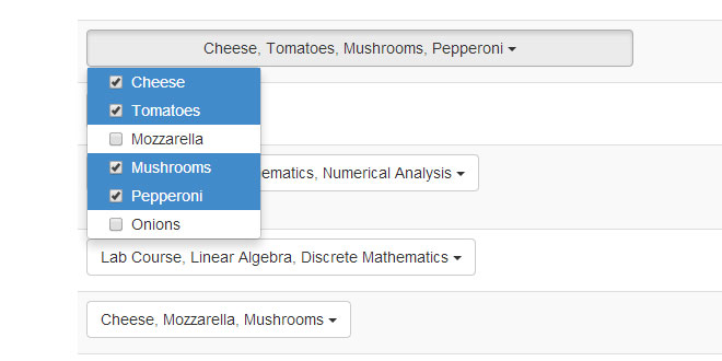 Bootstrap Multiselect Bootstrap Multiselect