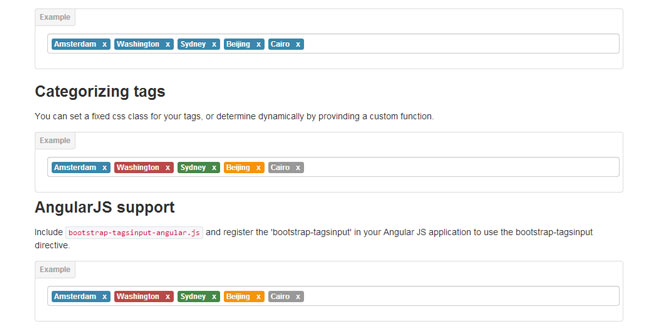 Bootstrap Tags Input Bootstrap Tags Input