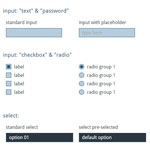 jQuery cForm - Custom styled form elements