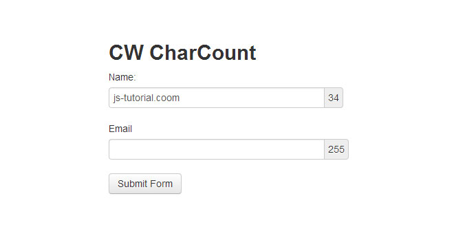 CW CharCount - Displays the remaining character count