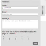 jQuery Feedback Me Plugin