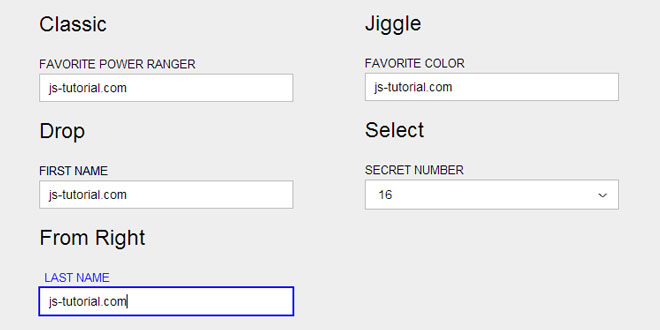 flyLabel.js - Make your labels fly
