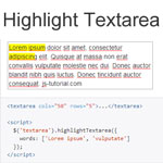 Highlight Textarea - Highlight words and sentences