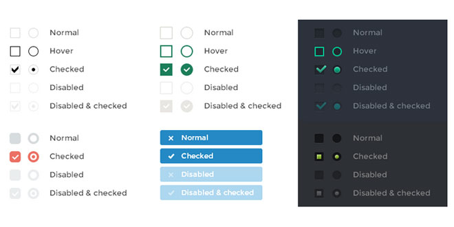 iCheck - Customizable checkboxes and radio buttons