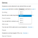 jQuery Bootstrap Style Dropdowns