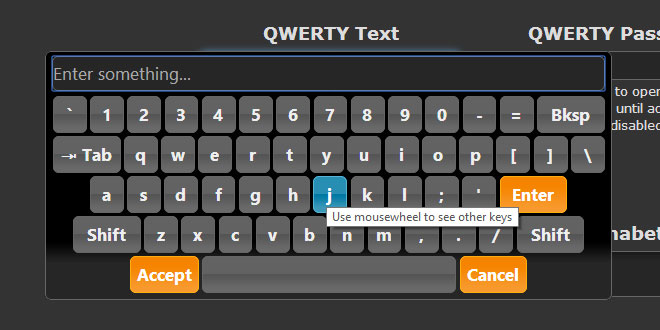 Virtual Keyboard