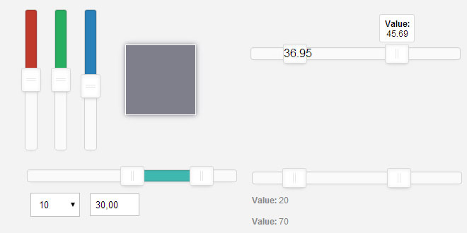 noUiSlider - jQuery Range Slider