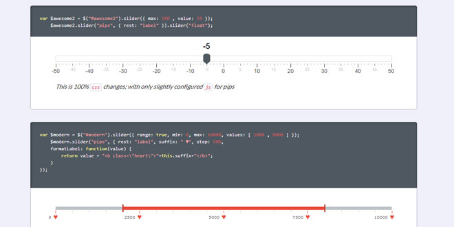 Jquery UI Slider Pips Jquery UI Slider Pips